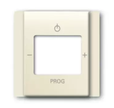 8200-0-0061 (8252-72), Плата центральная (накладка) для механизма цифрого FM-радио 8215 U, серия impuls, цвет слоновая кость, ABB