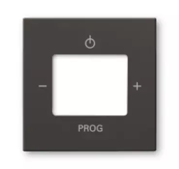 8200-0-0160 (8252-95-507), Плата центральная (накладка) для механизма цифрого FM-радио 8215 U, серия Basic 55, цвет chateau-black, ABB