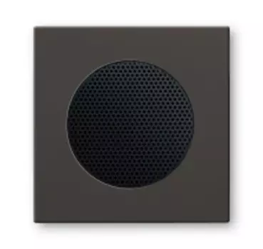 8200-0-0161 (8253-95-507), Плата центральная (накладка) для для громкоговорителя 8223 U, серия Basic 55, цвет chateau-black, ABB