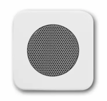 8200-0-0181 (8253-214-500), Плата центральная (накладка) для громкоговорителя 8223 U, серия Reflex SI, цвет альпийский белый, ABB