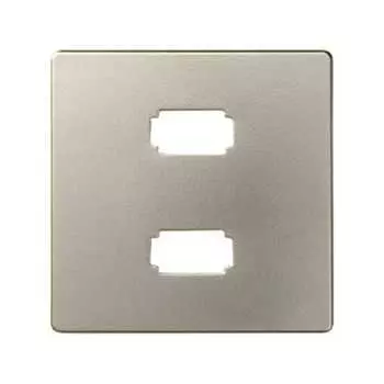 8201090-034 Накладка для коннектора 2*USB 2.0 типа А, "мама", S82, S82N, шампань Simon