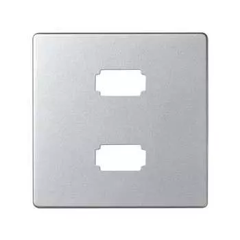8201090-093 Накладка для коннектора 2*USB 2.0 типа А, "мама", S82 Detail, алюминий Simon