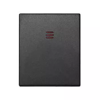 82011-58 Клавиша для выключателя одноклавишного с подсветкой, широкий модуль, S82C, графит Simon