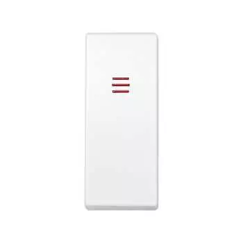 82011-60 Клавиша для выключателя одноклавишного с подсветкой, узкий модуль, S82C, белый Simon