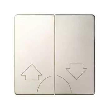 82029-34 Клавиши (2 шт) для двухклавишного кнопочного выключателя (2вх+2вых), S82, S82N, шампань Simon