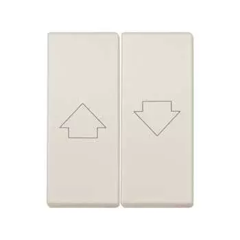 82029-51 Клавиша (2шт) на выключатель двухклавишный проходной для управления жалюзи, S82C, слоновая кость Simon