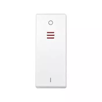 82032-60 Клавиша для выключателя двухполюсного с контрольной подсветкой, узкий модуль, S82C, белый Simon