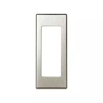 82040-65 Накладка на розетку без заземления, узкий модуль, S82C, шампань Simon