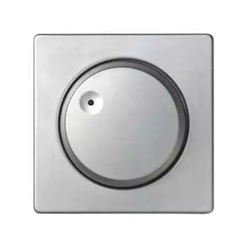 82050-33 Накладка на проходной светорегулятор с подсветкой, S82, S82N, алюминий Simon