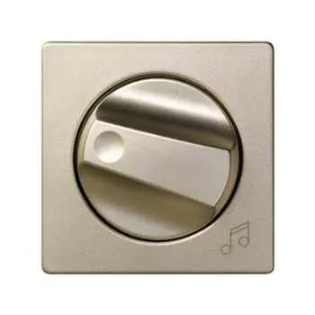 82055-34 Накладка на регулятор громкости звука и аудиорозетки, S82, S82N, шампань Simon