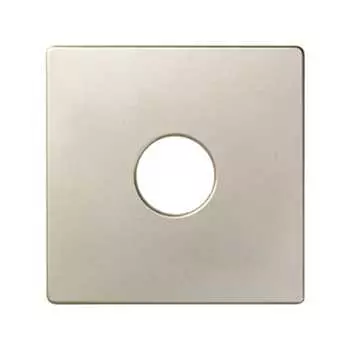 82057-34 Накладка на аудиорозетку для подключения одной аудиоколонки, S82, S82N, шампань Simon