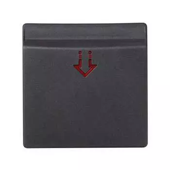 82078-68 Накладка на выключатель под карточку, S82, S82N, 82 Detail, графит Simon