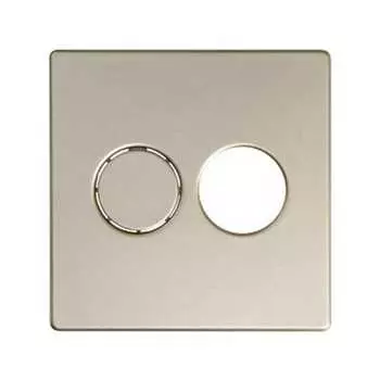 82082-34 Накладка на аудиорозетку для подключения двух аудиоколонок, S82, S82N, шампань Simon