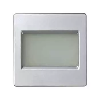 82096-33 Накладка с полупрозрачным рассеивателем для системы "ждите-входите", S82, S82N, алюминий Simon