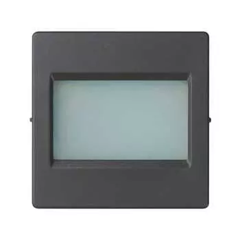 82096-38 Накладка с полупрозрачным рассеивателем для системы "ждите-входите", S82, S82N, 82 Detail, графит Simon