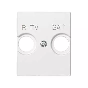82097-50 Накладка на телевизионную розетку R-TV+SAT, широкий модуль, S82C, белый Simon
