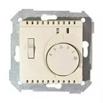 82504-34 Термостат с датчиком в пол (зондом) с выключателем, S82,82N, шампань Simon