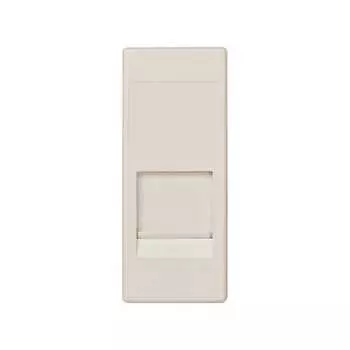 82585-61 Адаптер со шторками на 1 коннектор SYSTIMAX (UTP), узкий модуль, 82С, слоновая кость Simon