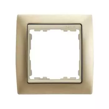 82914-34 Рамка декоративная, 1 пост, Simon 82, шампань-шампань