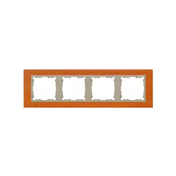 82947-67 Рамка декоративная, 4 поста, Simon 82 Nature, Дерево, вишня-шампань