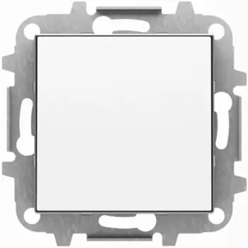 8500 BL Заглушка с суппортом белый , ABB