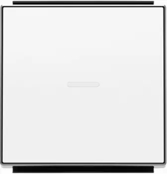 8501.3 BL Клавиша для 1-клав. выкл-й/перекл-й/кнопок линзой подсветки белый , ABB