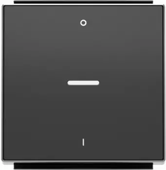 8501.4 NS Клавиша для выключателей/переключателей/кнопок с линзой и маркировкой O/I 1-клав Чёрный бархат , ABB