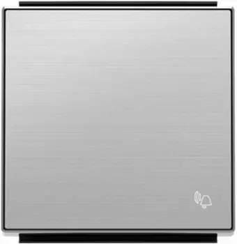 8504 AI Клавиша для 1-клав/ выключателей /переключ /кнопок сим "ЗВОНОК" Нержавеющая сталь , ABB