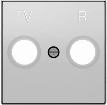 8550 PL Накладка для TV-R розетки серебряный, ABB