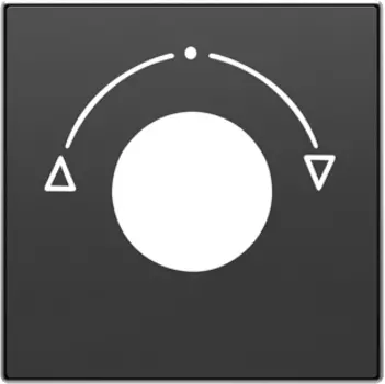 8553.1 NS Накладка для механизма выключателя с ключом на 3 положения, серия SKY, цвет чёрный барх., ABB