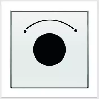 8553 BL Накладка для механизма выключателя с ключом на 2 положения, серия SKY, цвет белый, ABB