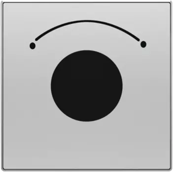 8553 PL Накладка для механизма выключателя с ключом на 2 положения, серия SKY, цвет серебряный, ABB