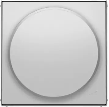 8560.2 PL Накладка с поворотной ручкой для механизма поворотного светорегулятора серебряный, ABB