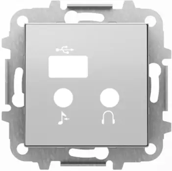 8568.3 PL Накладка для механизма медиа-комбайна серебряный, ABB