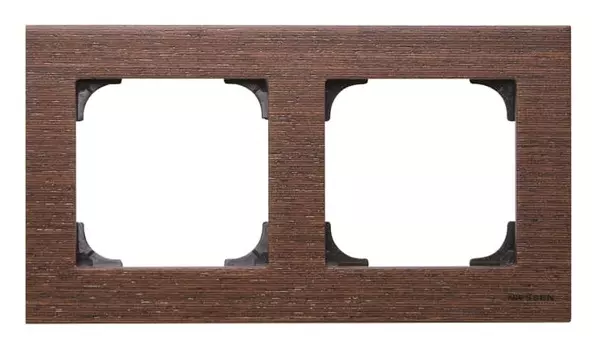 8572 WN Рамка Sky Венге 2-постовая ABB