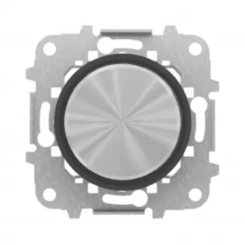 8600 CN Заглушка с суппортом, серия SKY Moon, кольцо чёрное стекло, ABB