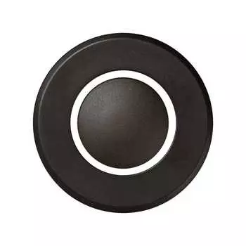 88034-32 Накладка на светорегулятор нажимной с голубой подсветкой, Simon 88, коричневый