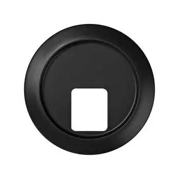 88062-38 Накладка на розетку телефонную, Simon 88, графит