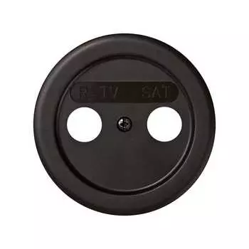 88097-32 Накладка на телевизионную розетку R-TV+SAT цифровую, Simon 88, коричневый