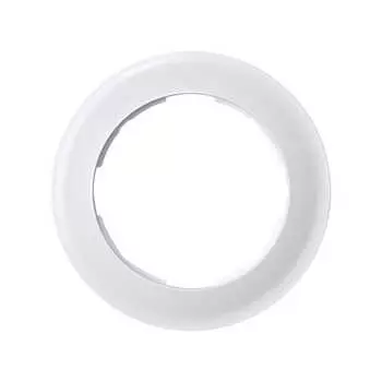 88610-30 Рамка декоративная, 1 пост, круг в круге, Simon 88, белый