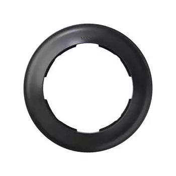 88610-38 Рамка декоративная, 1 пост, круг в круге, Simon 88, графит