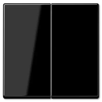 A1565.07SW А 500 Черный Накладка светорегулятора 2-х канального нажимного Jung A серия