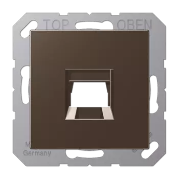 A1569-15WEMO Мокко крышка для модульных гнёзд 1-ная (TE CONNECTIVITY) Jung A серия