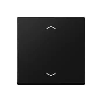 A1700BFPSWM Центральная плата стандарт «стрелки» для LB вставки «жалюзи» матовый чёрный графит Jung A серия