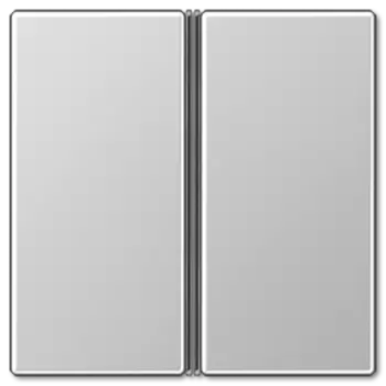 A402TSAAL А 500 Блок 2 клавиш, алюм. Jung A серия