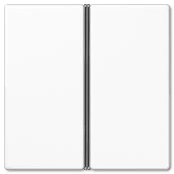 A402TSAWW А 500 Блок 2 клавиш, бел. Jung A серия