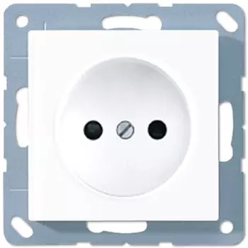 A511NWW А 500 Белый Розетка б/з винт зажим Jung A серия