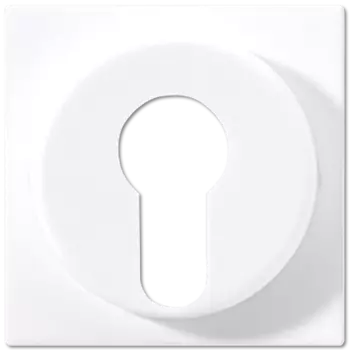 A528PLWW А 500 Крышка для выключателя с замком, бел. Jung A серия