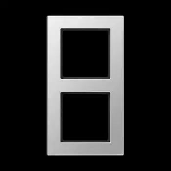 A5582BFAL Рамка A550 Алюминий 2-постовая Jung