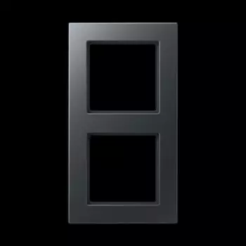 A5582BFANM Рамка A550 Антрацит 2-постовая Jung
